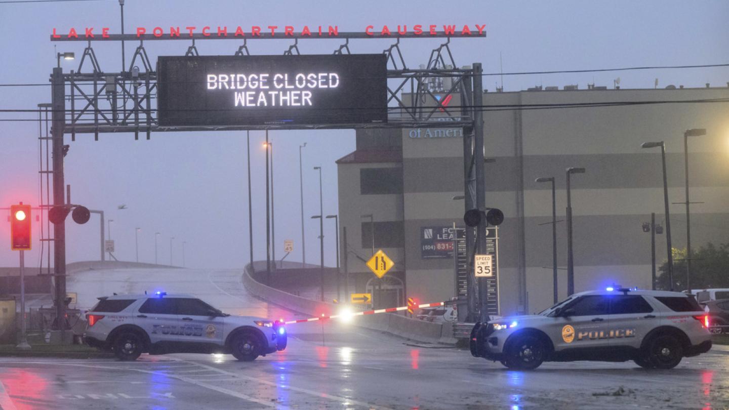 Hurricane Francine leaves thousands without power in Louisiana prompting flood warnings