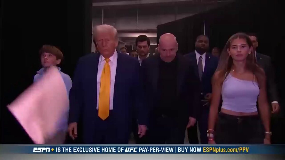 MASSIVE Cheers For Trump Rock Packed Miami UFC Arena