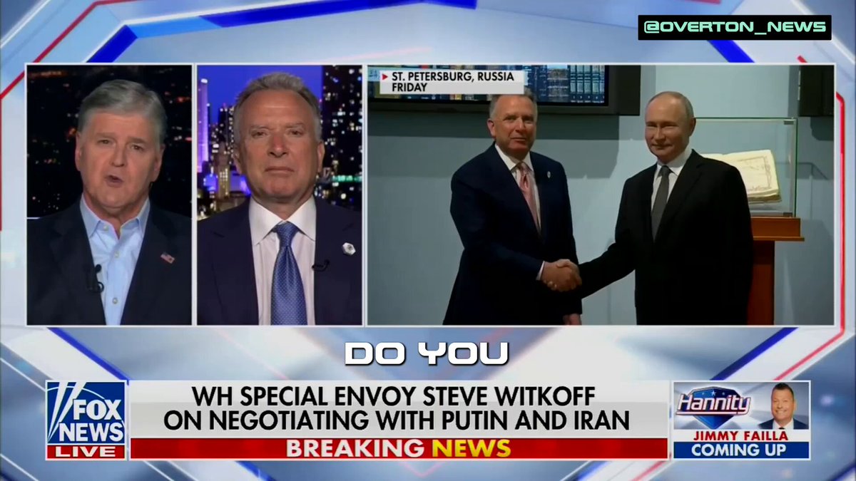 Trump Envoy’s 5-Hour Putin Summit Eyes Secret Peace Deal